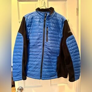 Skechers Blue and Black Puffer Jacket